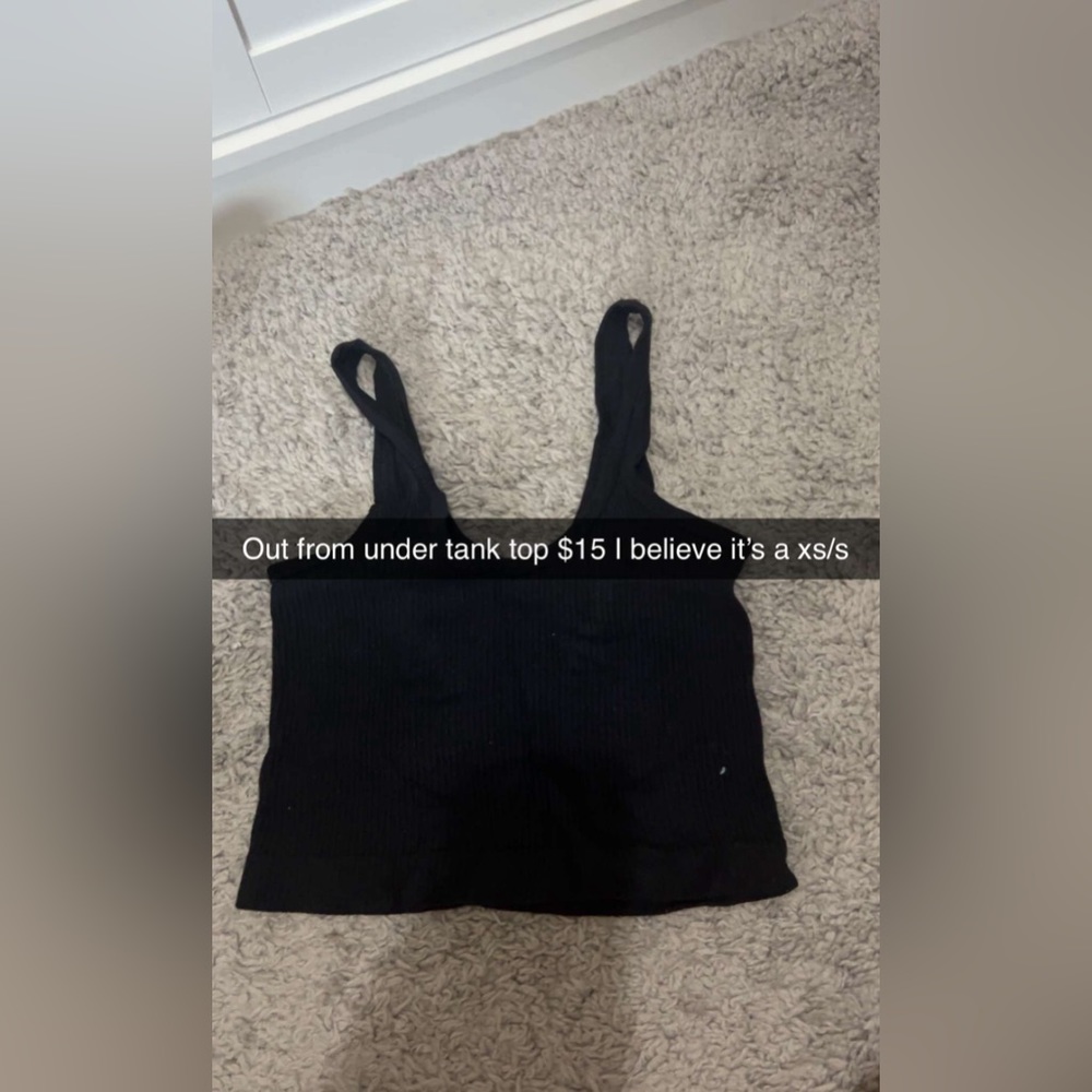 Out from under tank top